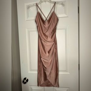 Light pink evening gown